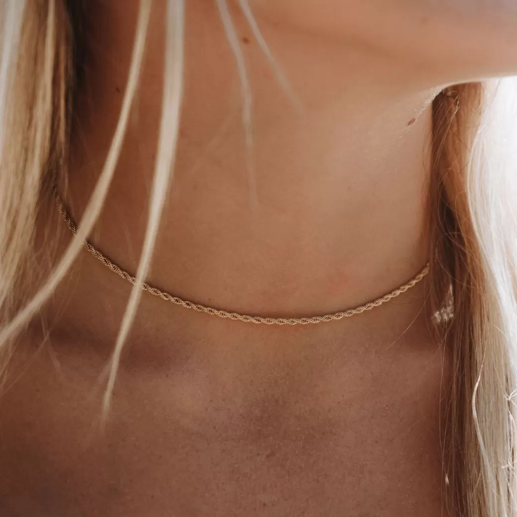 Calvi Rope Chain Necklace^Atolea Jewelry Outlet