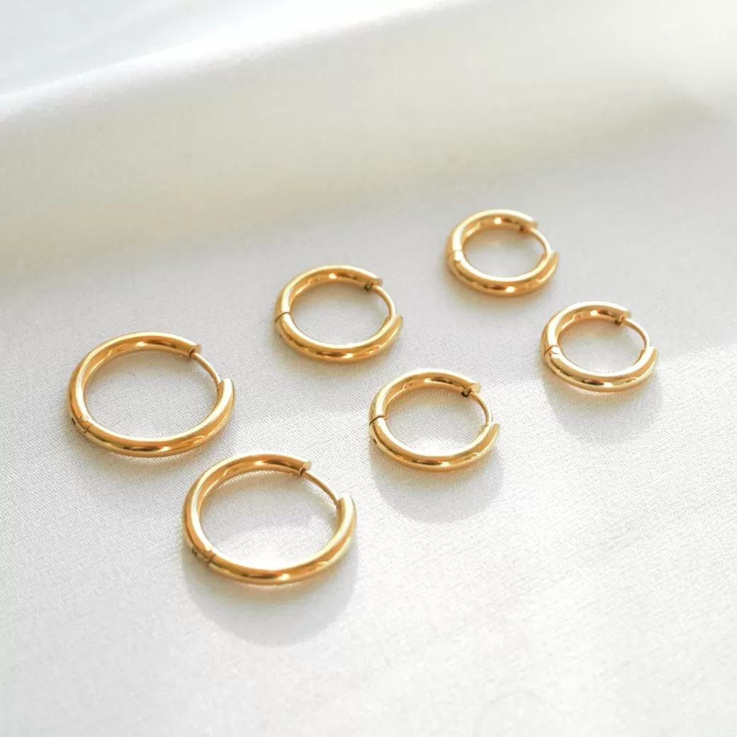 Triple Hoop Earrings Set^Atolea Jewelry Outlet